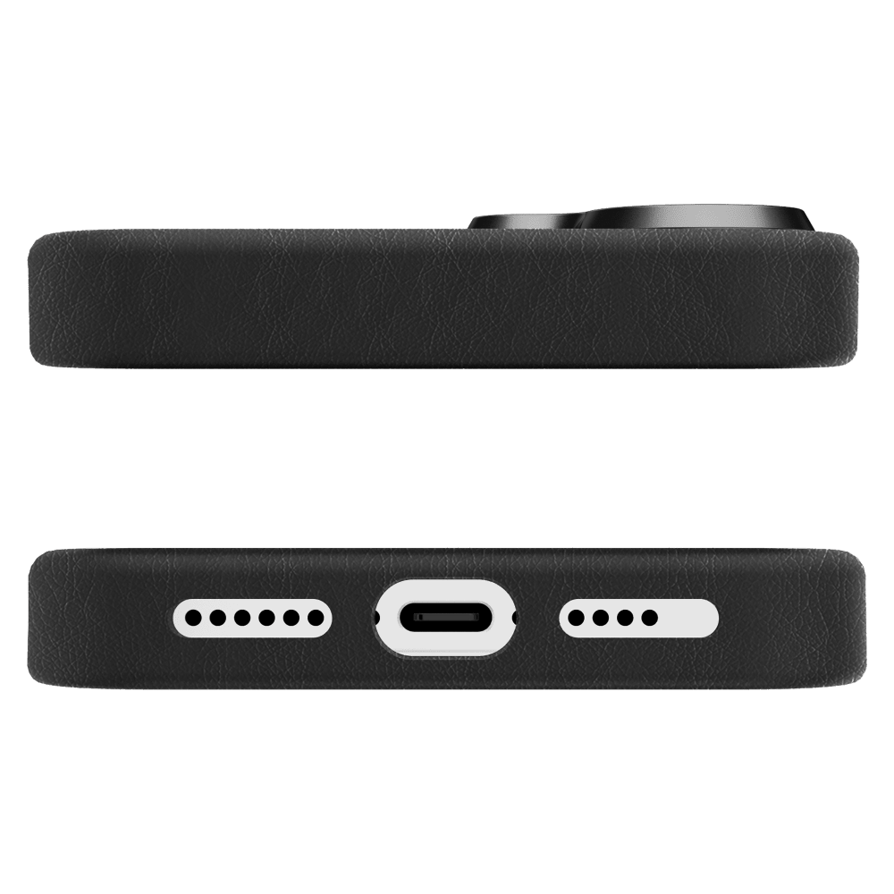 Wholesale cell phone accessory Avana - Leather MagSafe Case for Apple iPhone 16 - Ash