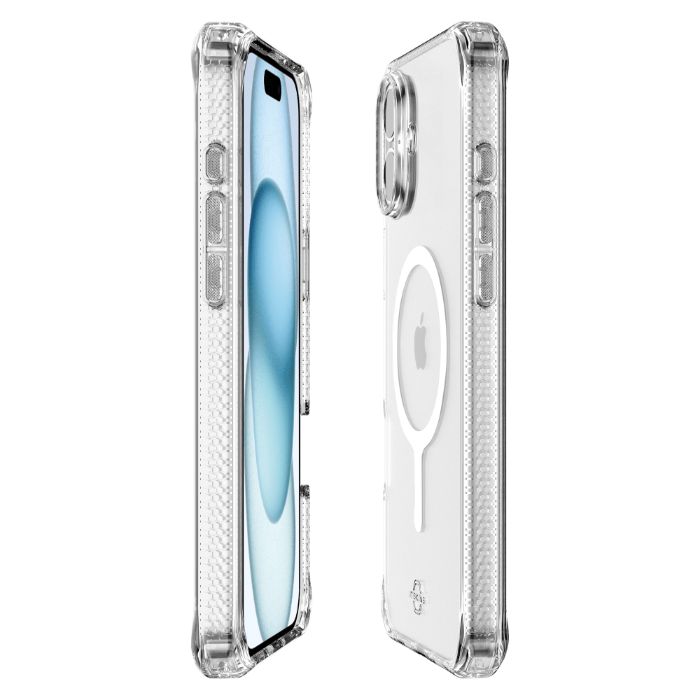 Wholesale cell phone accessory ITSKINS - Hybrid_R Clear MagSafe Case for Apple iPhone 16 -