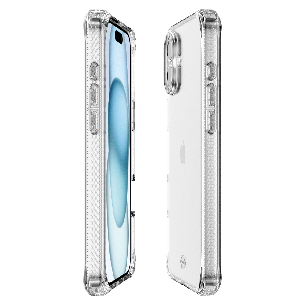 Wholesale cell phone accessory ITSKINS - Spectrum_R Clear Case for Apple iPhone 16 - Transparent