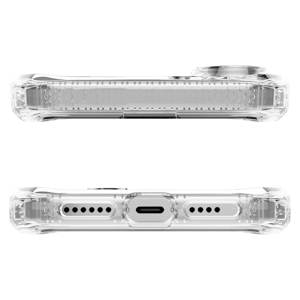 Wholesale cell phone accessory ITSKINS - Spectrum_R Clear Case for Apple iPhone 16 - Transparent