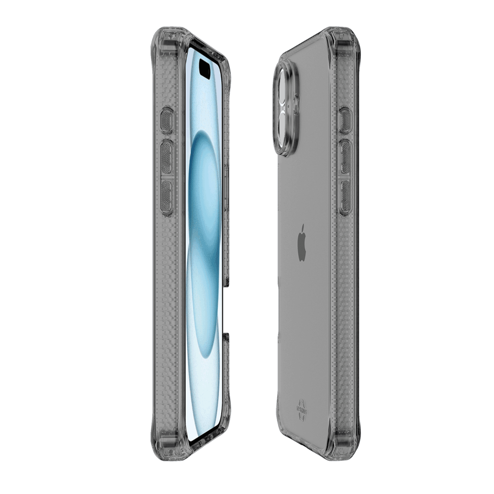 Wholesale cell phone accessory ITSKINS - Spectrum_R Clear Case for Apple iPhone 16 Plus - Smoke