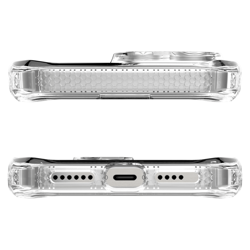 Wholesale cell phone accessory ITSKINS - Hybrid_R Clear MagSafe Case for Apple iPhone 16 Pro