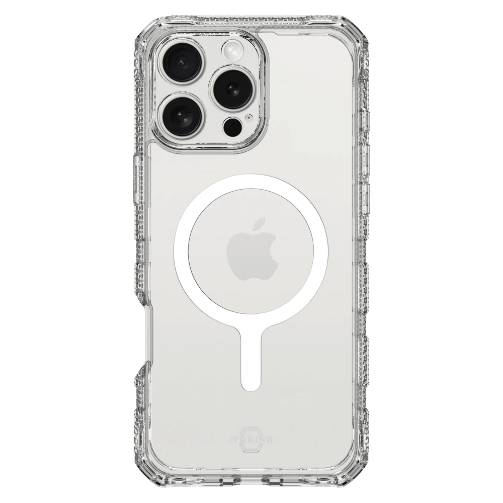 Wholesale cell phone accessory ITSKINS - Supreme_R Clear MagSafe Case for Apple iPhone 16 Pro