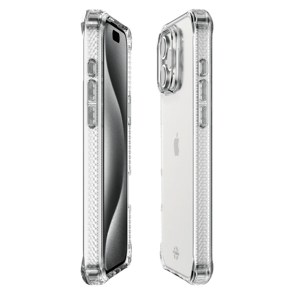 Wholesale cell phone accessory ITSKINS - Spectrum_R Clear Case for Apple iPhone 16 Pro - Transparent