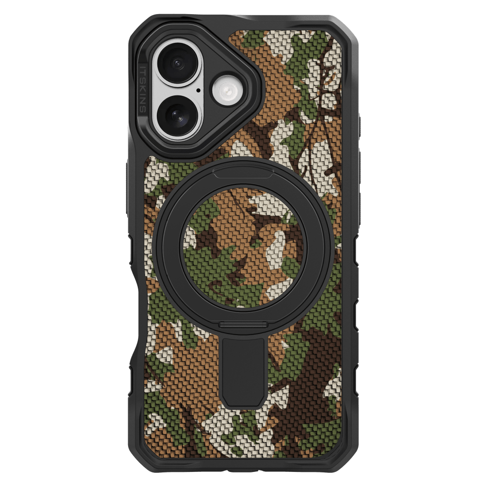 Wholesale cell phone accessory ITSKINS - Supreme_R Stand Nylon MagSafe Case for Apple iPhone