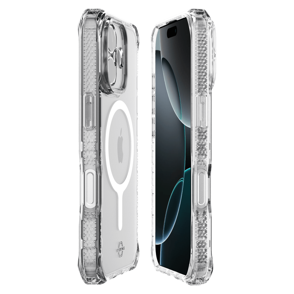 Wholesale cell phone accessory ITSKINS - Hybrid_R Clear MagSafe Case for Apple iPhone 17 -