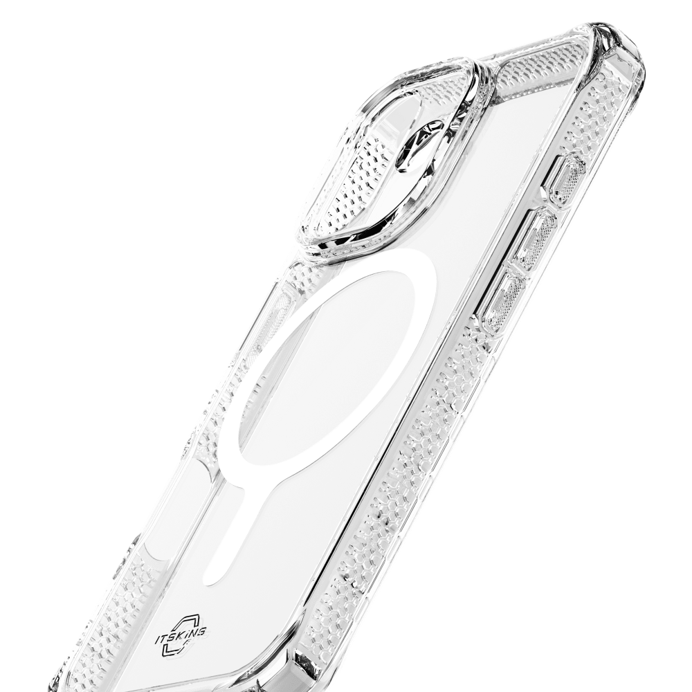 Wholesale cell phone accessory ITSKINS - Hybrid_R Clear MagSafe Case for Apple iPhone 17 -