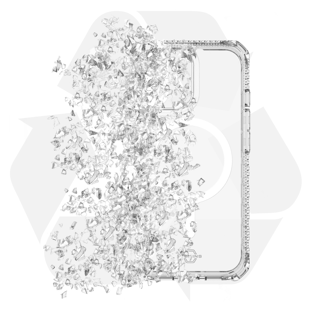 Wholesale cell phone accessory ITSKINS - Hybrid_R Clear MagSafe Case for Apple iPhone 17 -