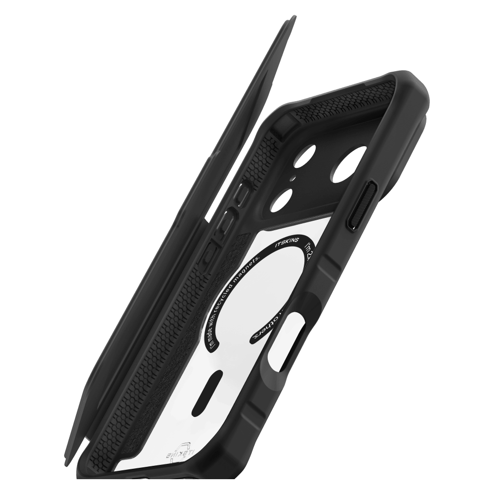 Wholesale cell phone accessory ITSKINS - Hybrid R Folio MagSafe Case for Apple iPhone 17 Pro