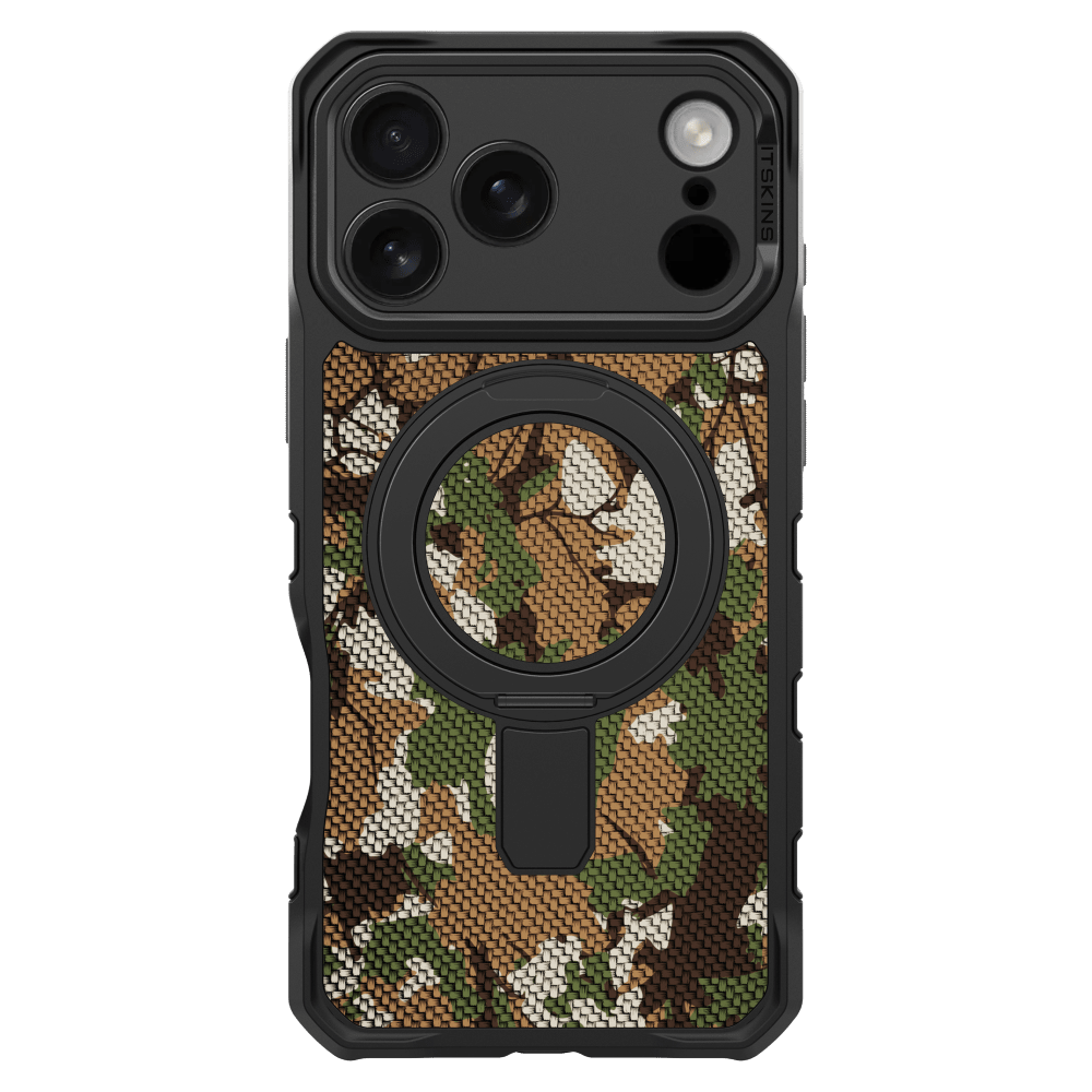 Wholesale cell phone accessory ITSKINS - Supreme_R Stand Nylon MagSafe Case for Apple iPhone