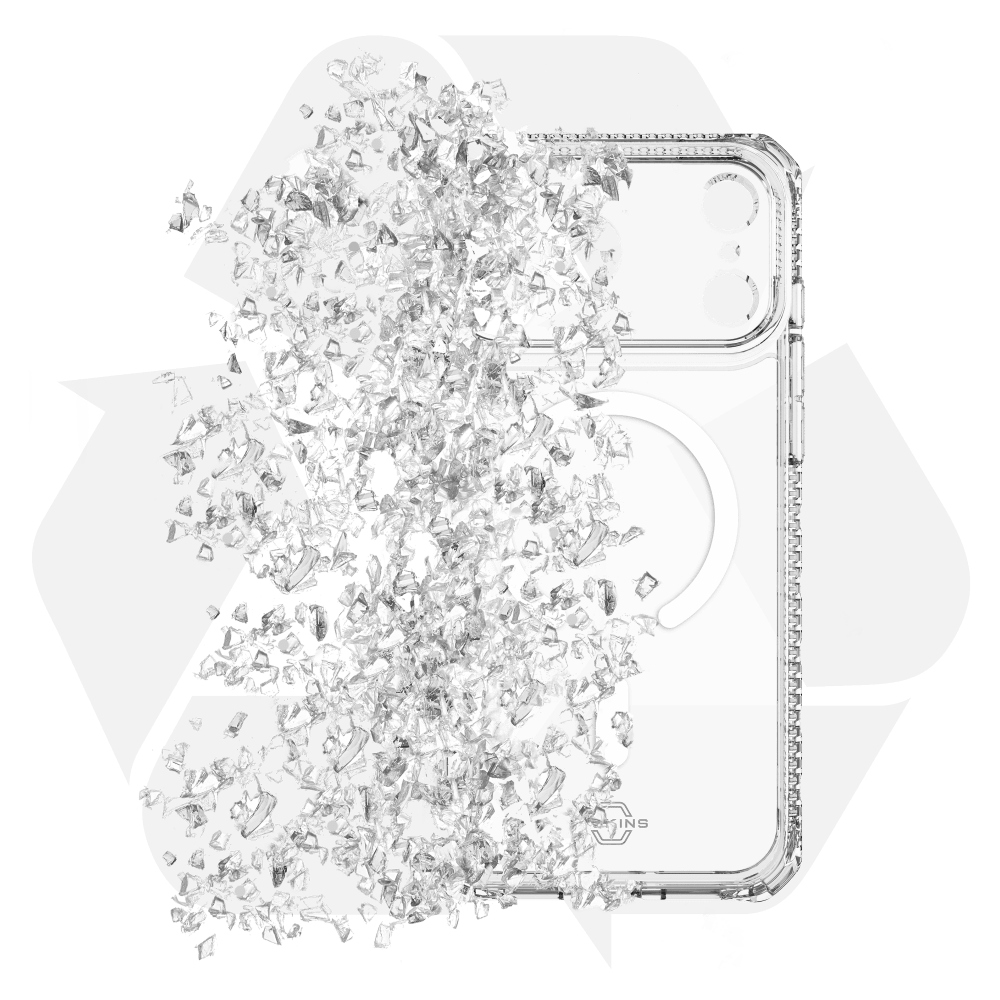 Wholesale cell phone accessory ITSKINS - Hybrid_R Clear MagSafe Case for Apple iPhone 17 Pro