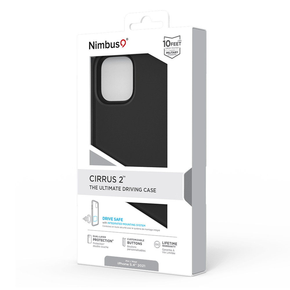 Wholesale cell phone accessory Nimbus9  - Cirrus 2 Case for Apple iPhone 13 mini - Black