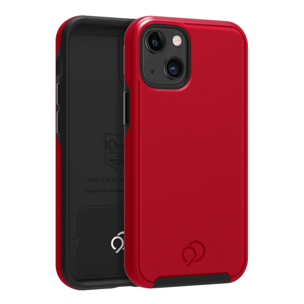 Wholesale cell phone accessory Nimbus9  - Cirrus 2 Case for Apple iPhone 13 mini - Crimson