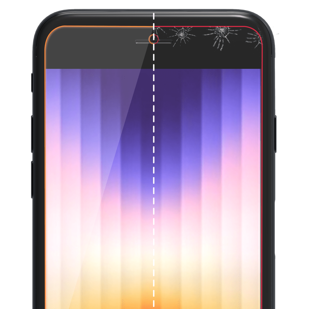 Wholesale cell phone accessory ITSKINS - Supreme Glass Screen Protector for Apple iPhone SE