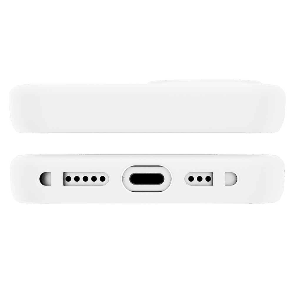 Wholesale cell phone accessory Avana - Velvet MagSafe Case for Apple iPhone 16e - White