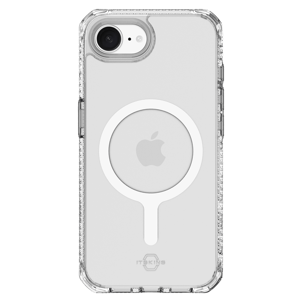 Wholesale cell phone accessory ITSKINS - Hybrid_R Clear MagSafe Case for Apple iPhone 16e -
