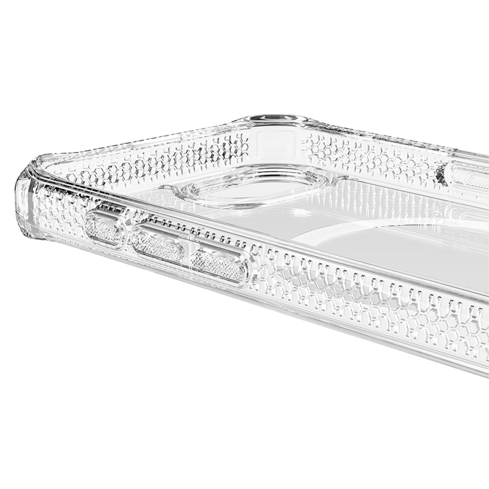 Wholesale cell phone accessory ITSKINS - Hybrid_R Clear MagSafe Case for Apple iPhone 16e -