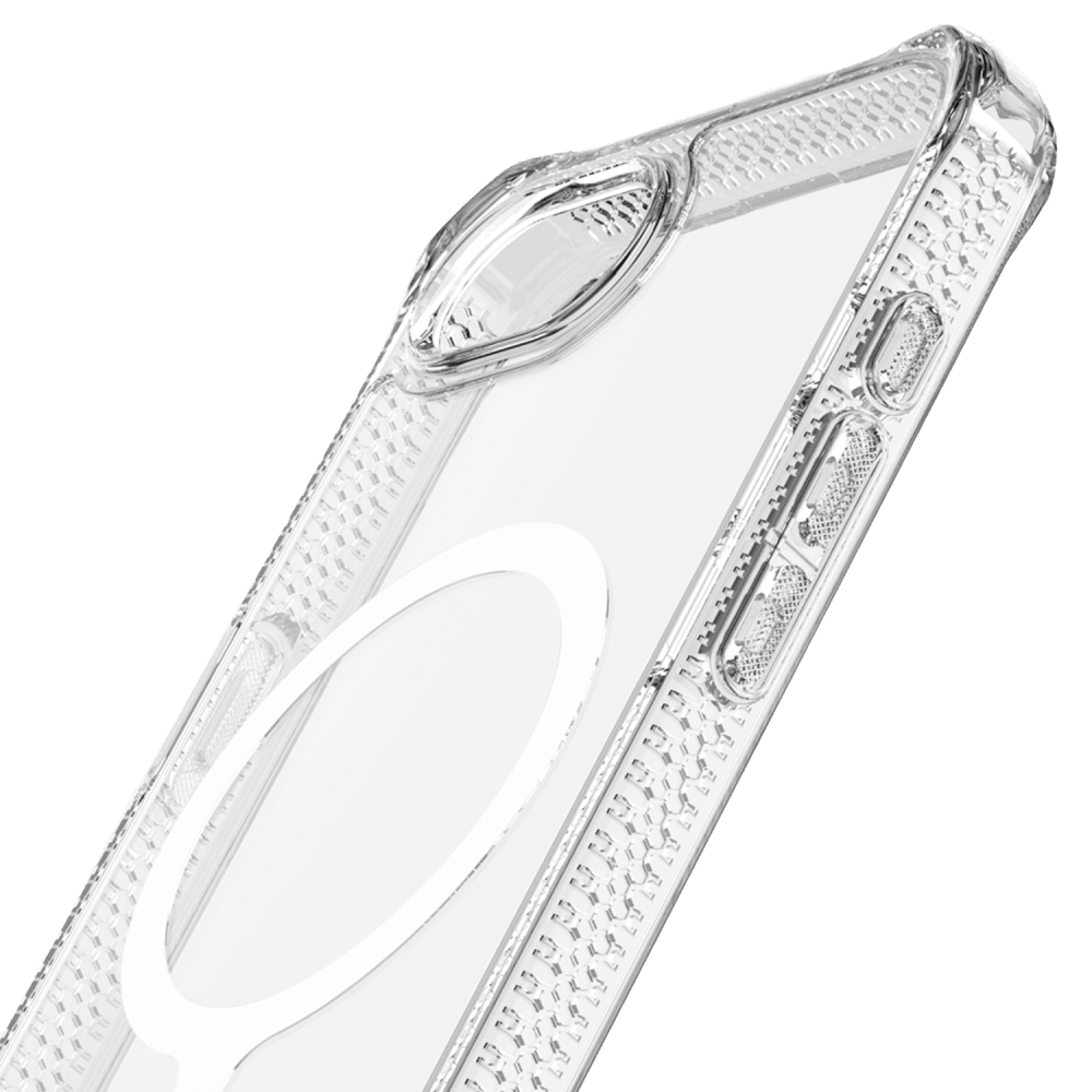 Wholesale cell phone accessory ITSKINS - Hybrid_R Clear MagSafe Case for Apple iPhone 16e -