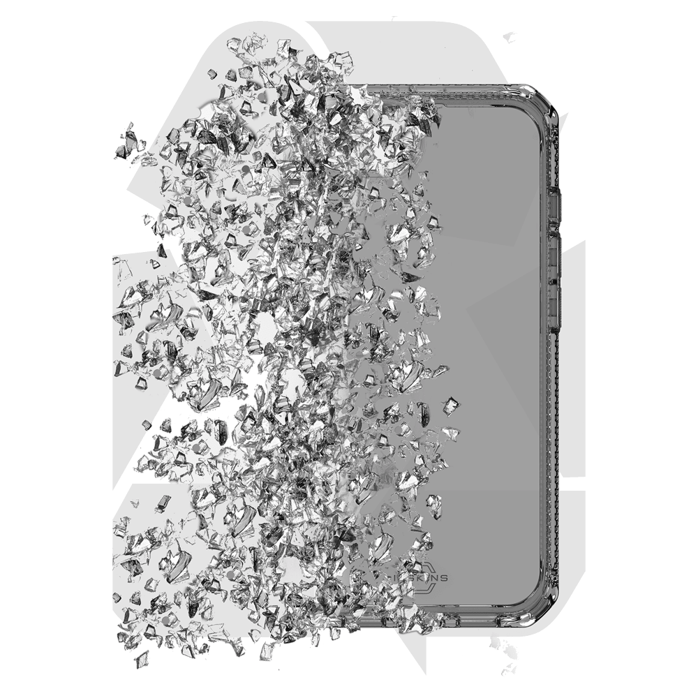Wholesale cell phone accessory ITSKINS - Spectrum_R Clear Case for Apple iPhone 16e - Smoke