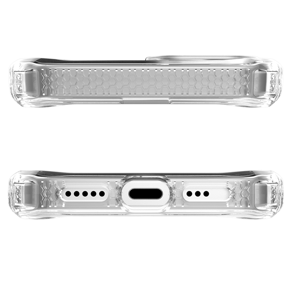 Wholesale cell phone accessory ITSKINS - Spectrum_R Clear Case for Apple iPhone 16e - Transparent