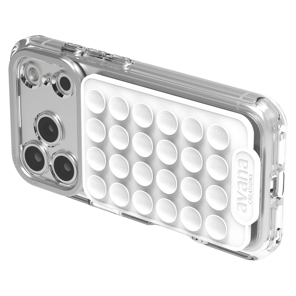 Wholesale cell phone accessory Avana - Stud Bud - White