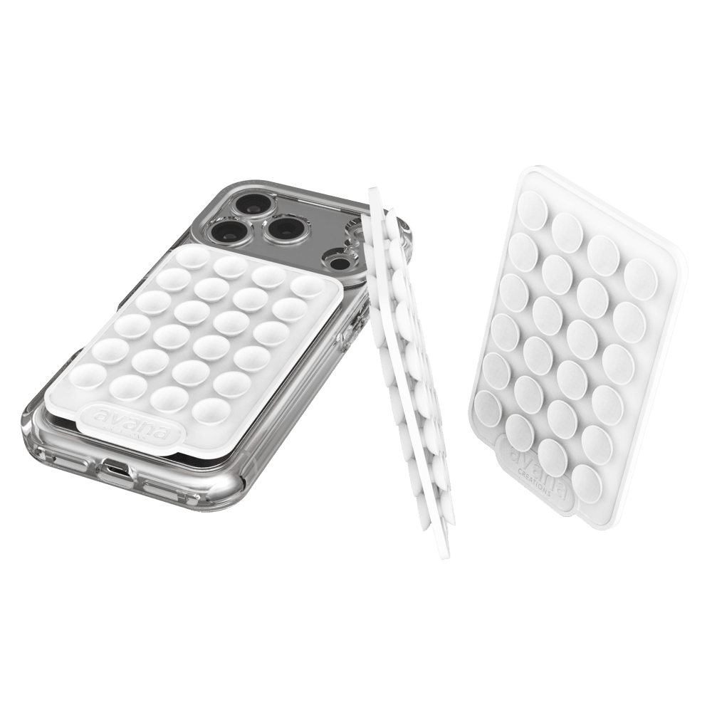 Wholesale cell phone accessory Avana - Stud Bud - White