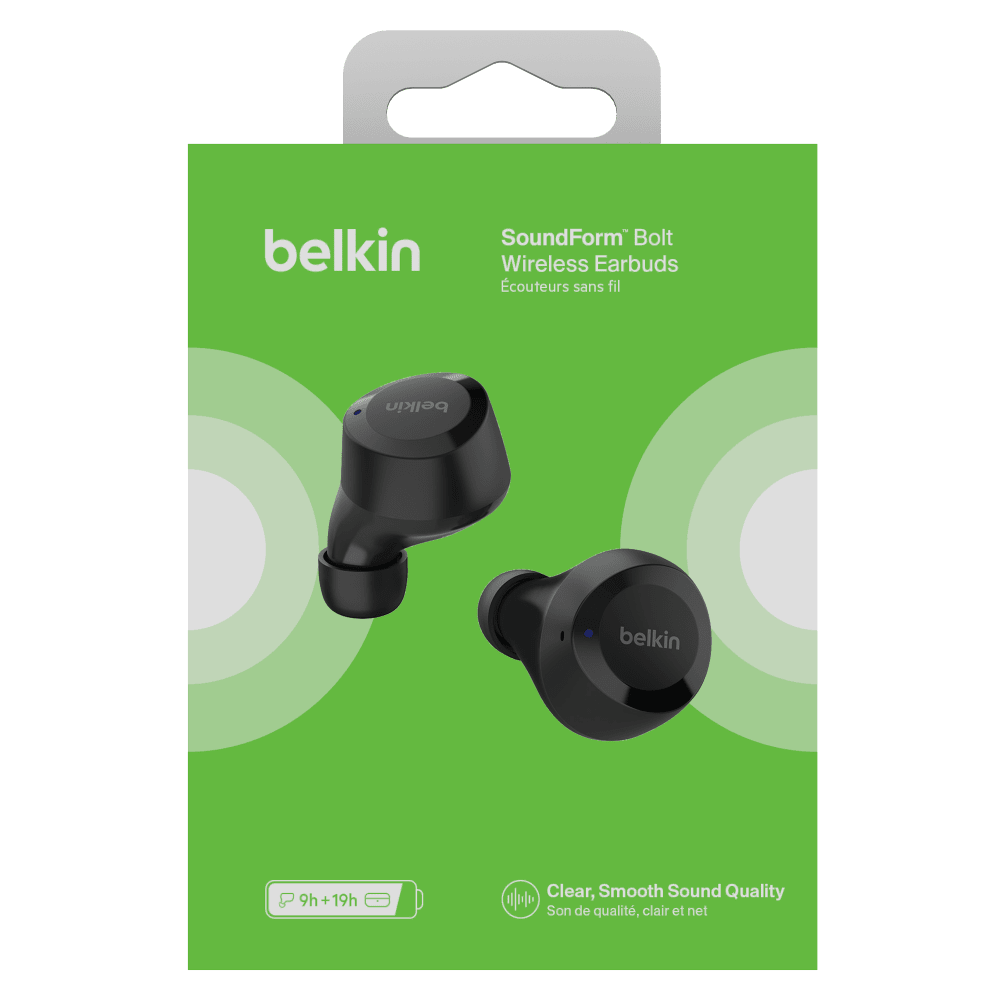 Wholesale cell phone accessory Belkin - Soundform Bolt True Wireless Earbuds - Black