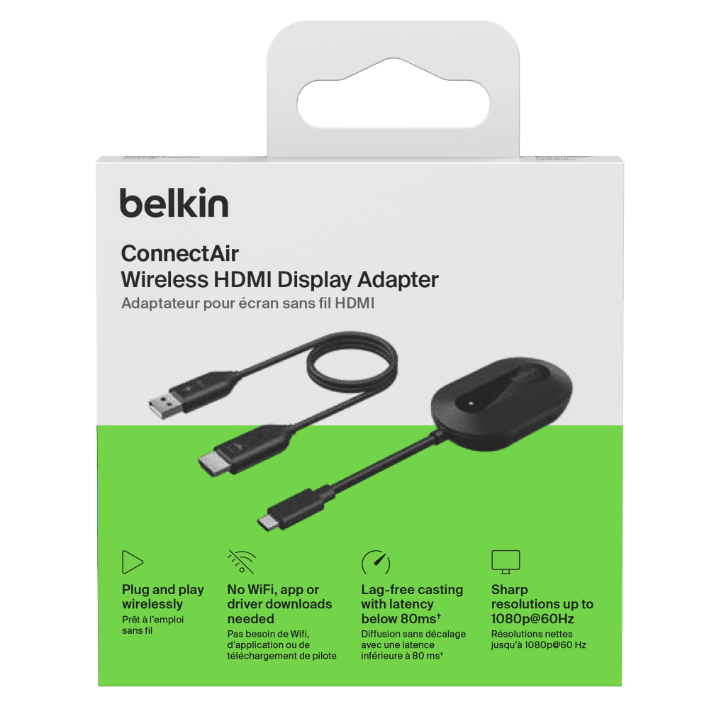 Wholesale cell phone accessory Belkin - Connect Air Wireless HDMI Display Adapter - Black