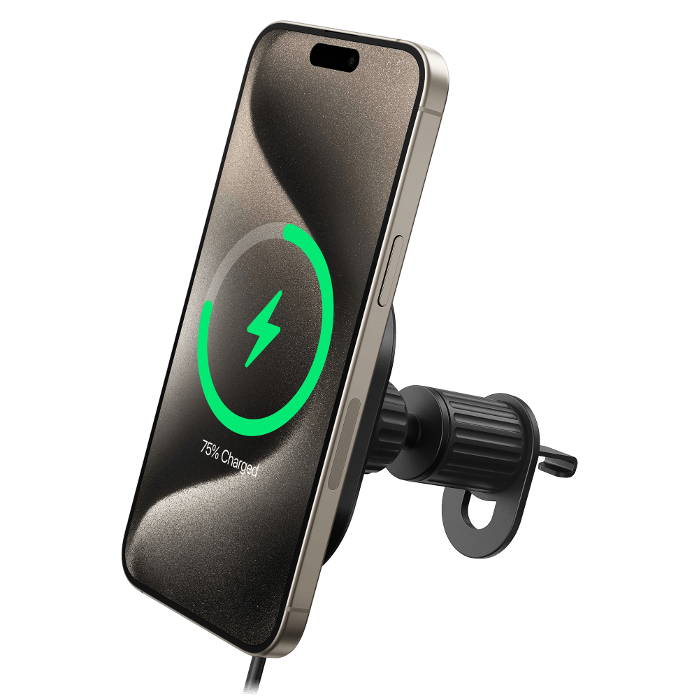 Wholesale cell phone accessory Anker - Qi2 15W Sliding Vent Car Mount Charger with 25W Car