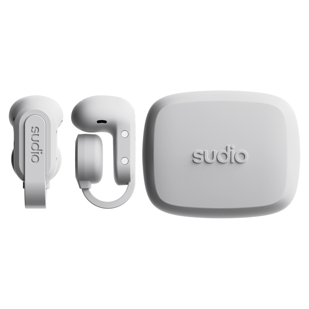 Wholesale cell phone accessory Sudio - B3 Clip-On Open Ear Earbuds - White
