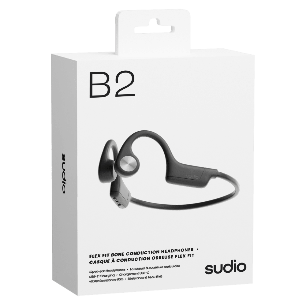 Wholesale cell phone accessory Sudio - B4 Bone Conduction Headphones - Black