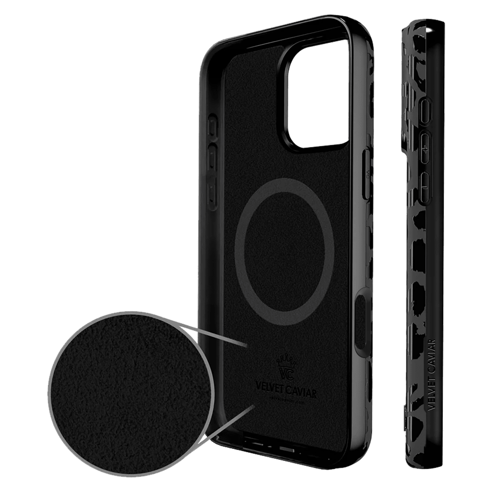 Wholesale cell phone accessory Velvet Caviar - MagSafe Case for Apple iPhone 16 Pro - Black