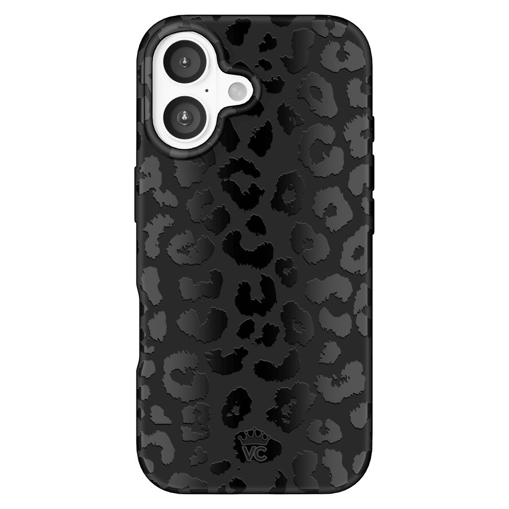 Wholesale cell phone accessory VELVET CAVIAR - MagSafe Case for Apple iPhone 17 - Black Leopard