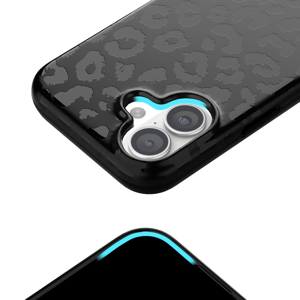 Wholesale cell phone accessory VELVET CAVIAR - MagSafe Case for Apple iPhone 17 - Black Leopard