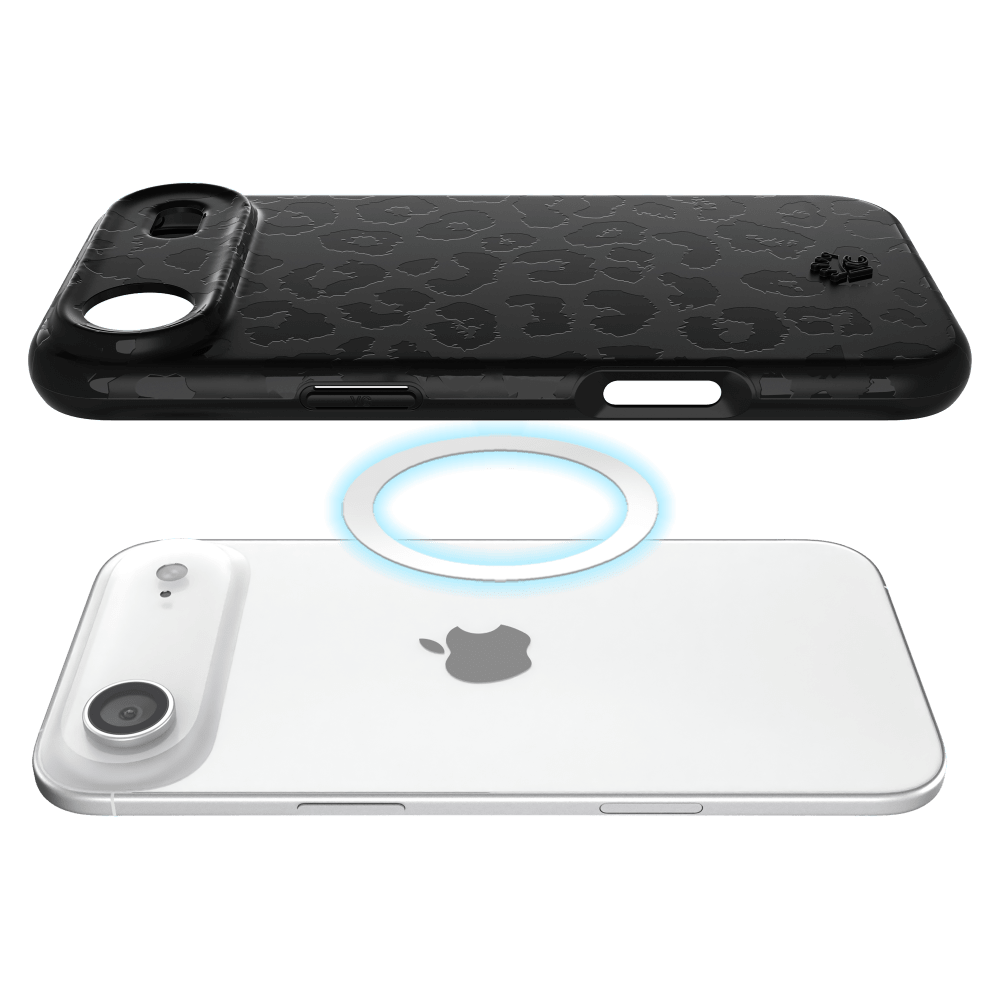 Wholesale cell phone accessory VELVET CAVIAR - MagSafe Case for Apple iPhone Air - Black Leopard