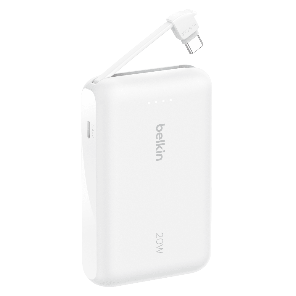 Wholesale cell phone accessory Belkin - BoostCharge Power Bank with Integrated Cable 10,000