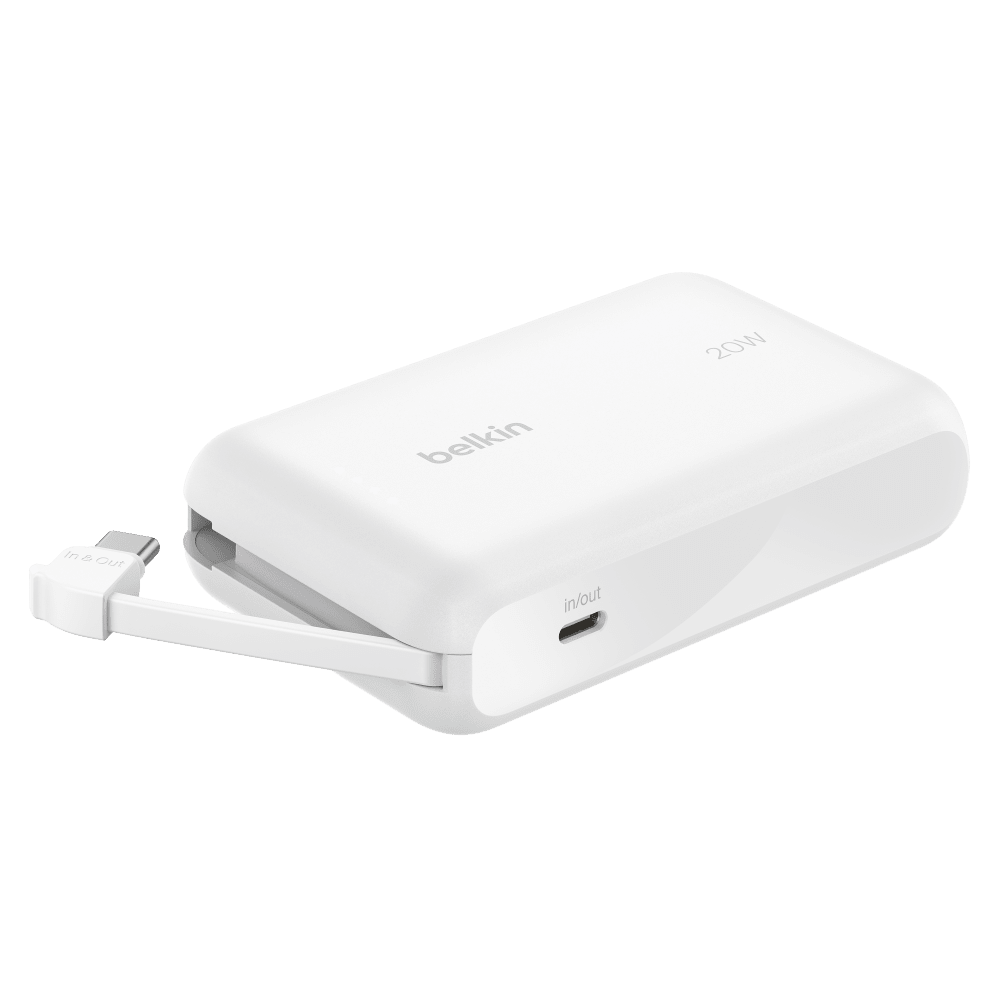 Wholesale cell phone accessory Belkin - BoostCharge Power Bank with Integrated Cable 10,000