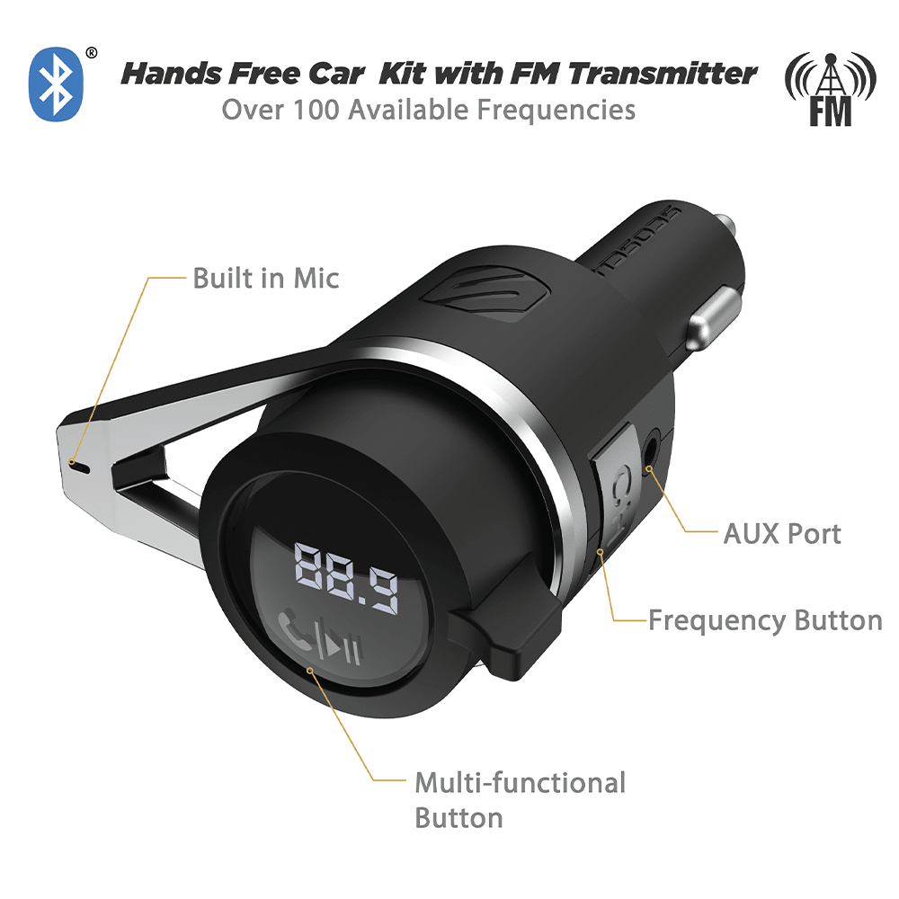 Wholesale cell phone accessory Scosche - BTFreq Pro Bluetooth FM Transmitter with Power Delivery