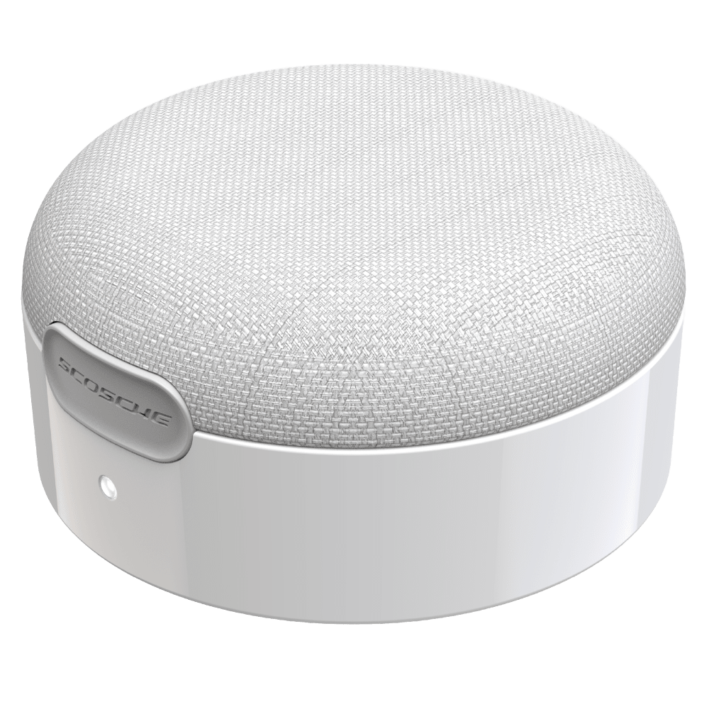 Wholesale cell phone accessory Scosche - boomCAN MagSafe Portable Wireless Speaker - White