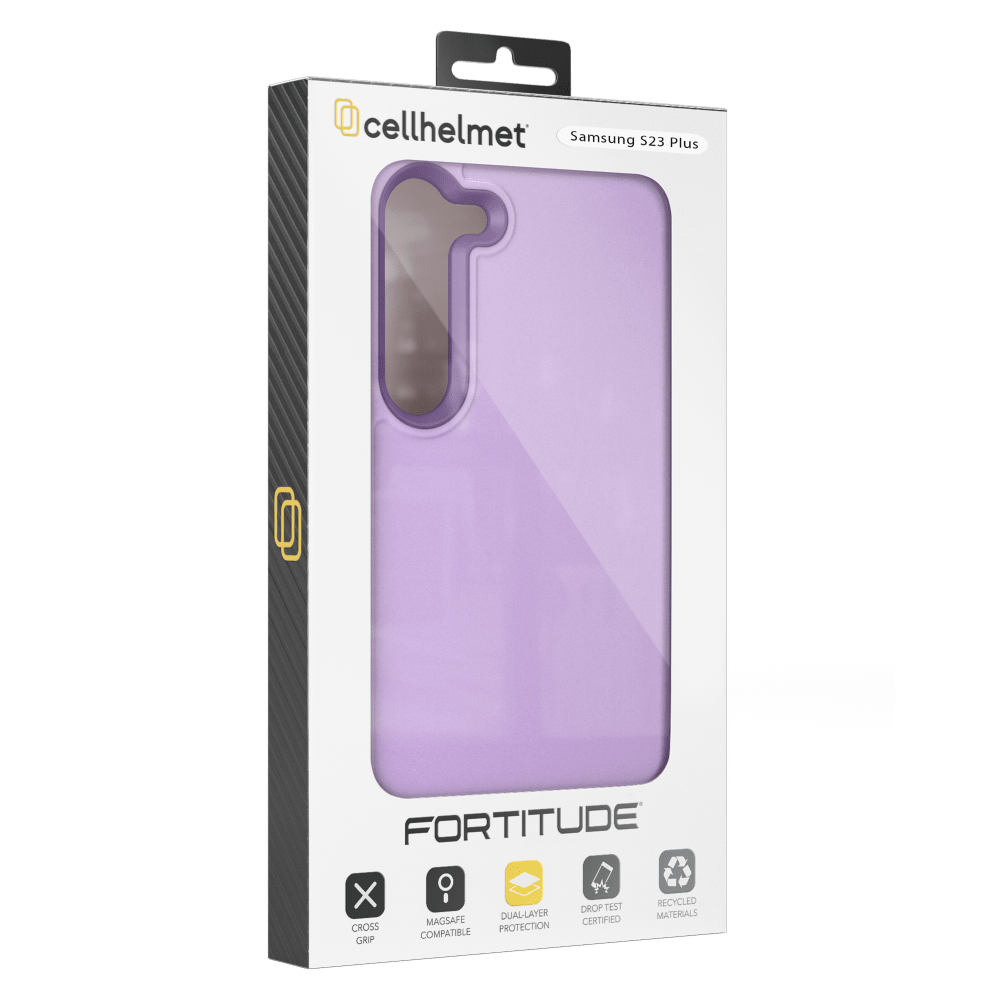 Wholesale cell phone accessory cellhelmet - Fortitude Case for Samsung Galaxy S23 Plus - Lilac