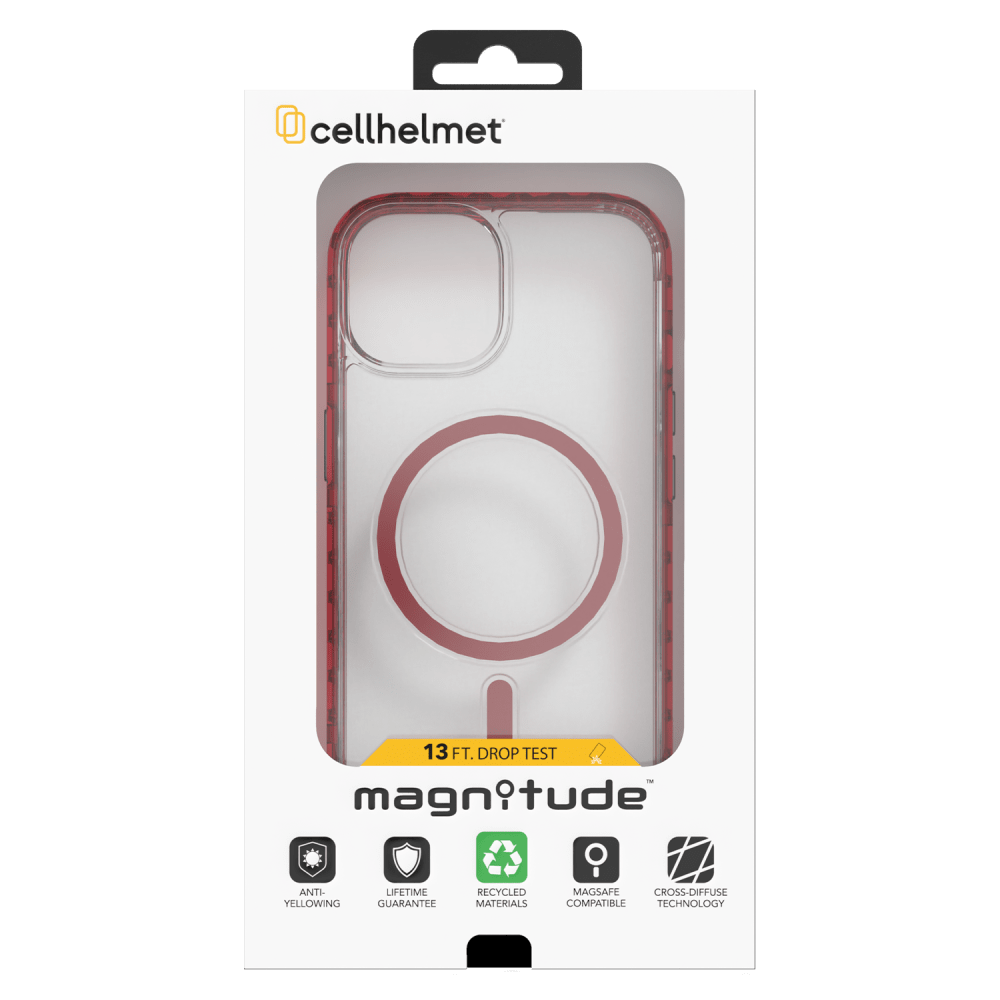 Wholesale cell phone accessory cellhelmet - Magnitude MagSafe Case for Apple iPhone 15 - Scarlett