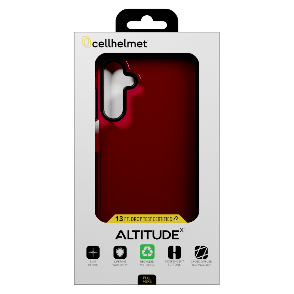 Wholesale cell phone accessory cellhelmet - Altitude X Case for Samsung Galaxy A15 5G  - Scarlet