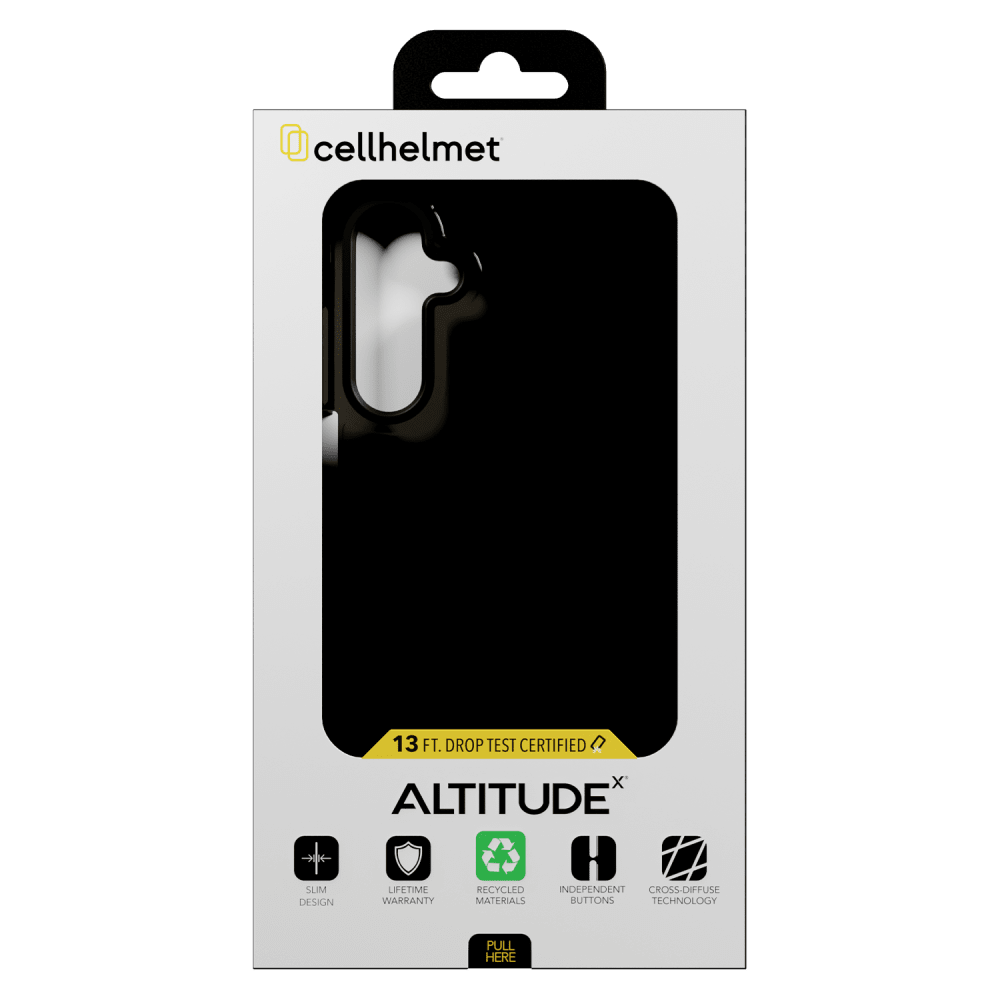 Wholesale cell phone accessory cellhelmet - Altitude X Case for Samsung Galaxy A25 5G  - Onyx