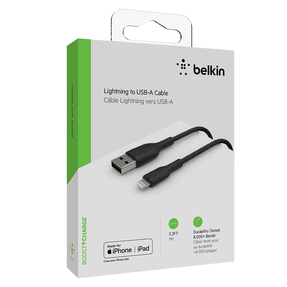 Wholesale cell phone accessory Belkin - Boost Up Charge USB A to Apple Lightning Cable 3ft -