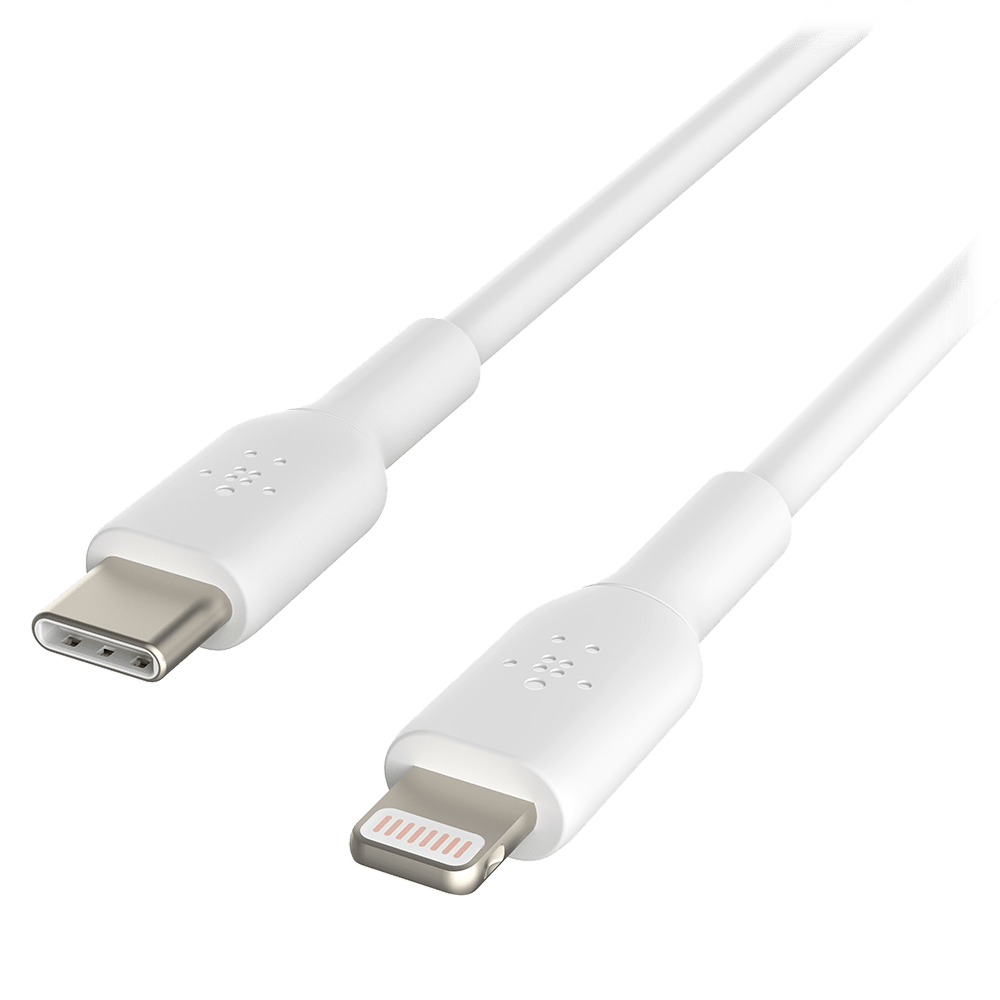 Belkin Belkin Boost Up Charge USB C to Apple Lightning Cable 3ft White  (CAA003BT1MWH)