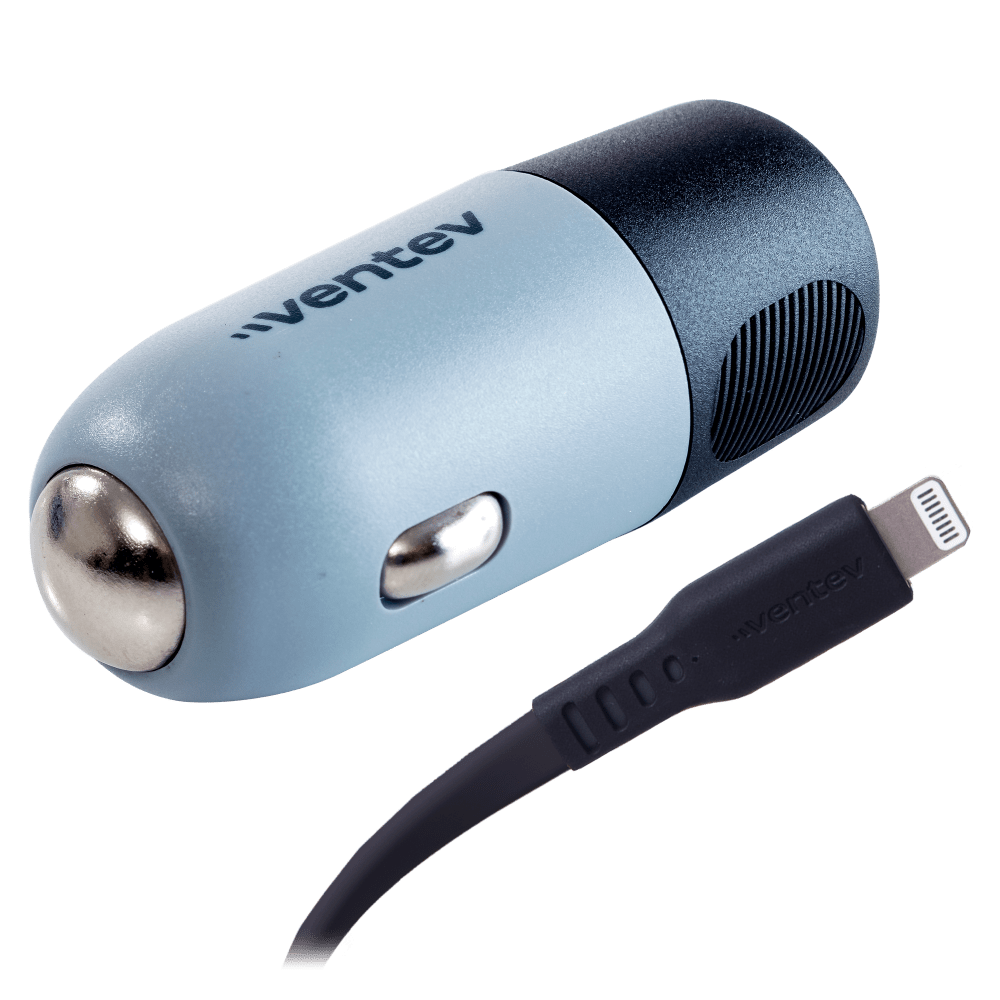 Wholesale cell phone accessory Ventev - 20W USB C PD Car Charger and C to Apple Lightning Cable