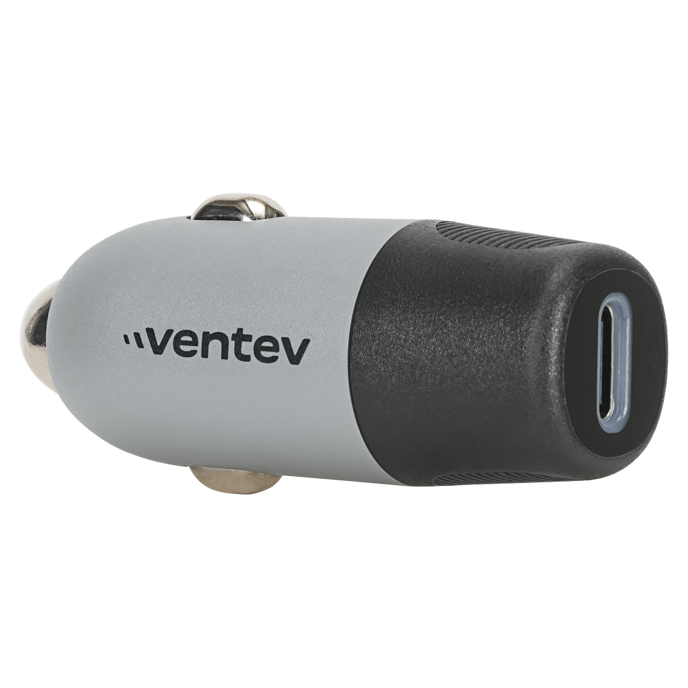 Wholesale cell phone accessory Ventev - 20W USB-C PD Car Charger - Gray