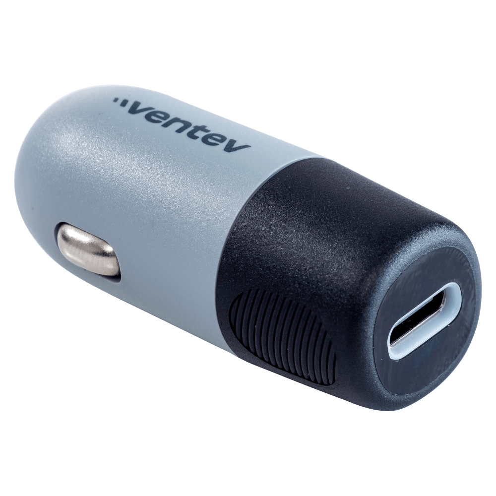 Wholesale cell phone accessory Ventev - 20W USB-C PD Car Charger - Gray