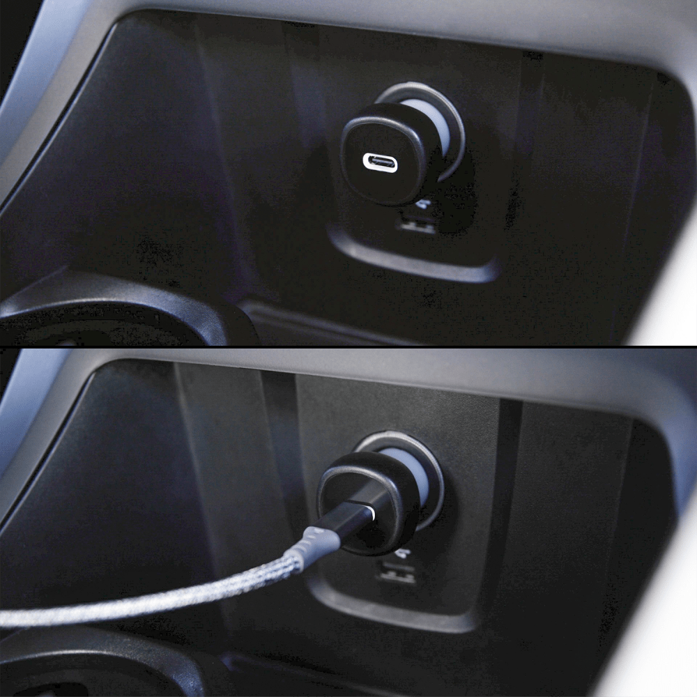 Wholesale cell phone accessory Ventev - 30W ULTRAFAST USB C Universal Car Charger - Dark Gray