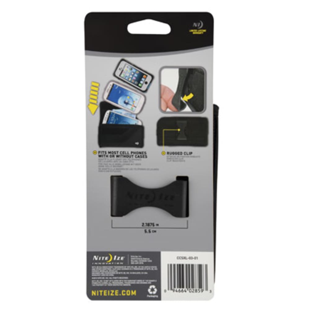 Wholesale cell phone accessory Nite Ize - Clip Case Horizontal XL Pouch - Black